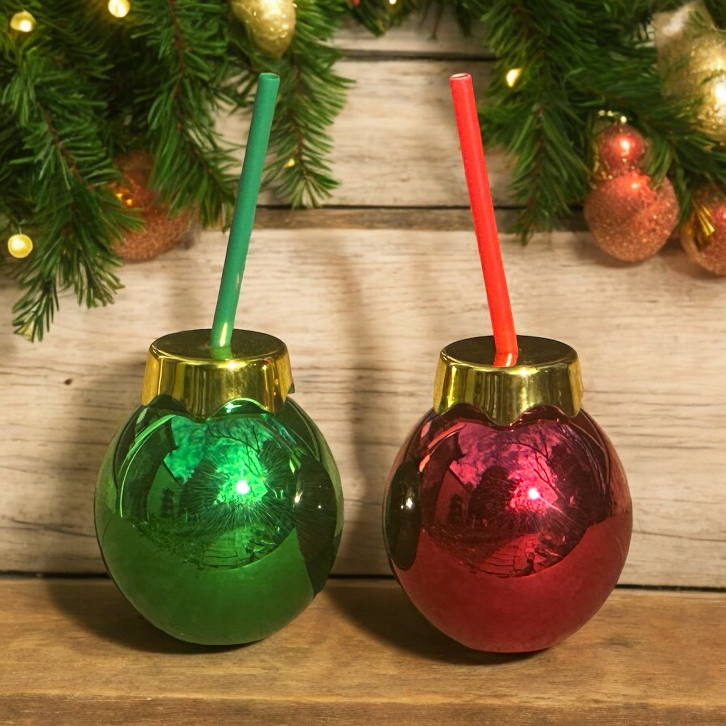 Christmas Drinking Bauble Tumbler