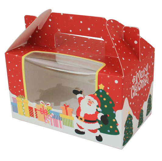 2 hole Christmas Bauble/Cupcake Gift Boxes