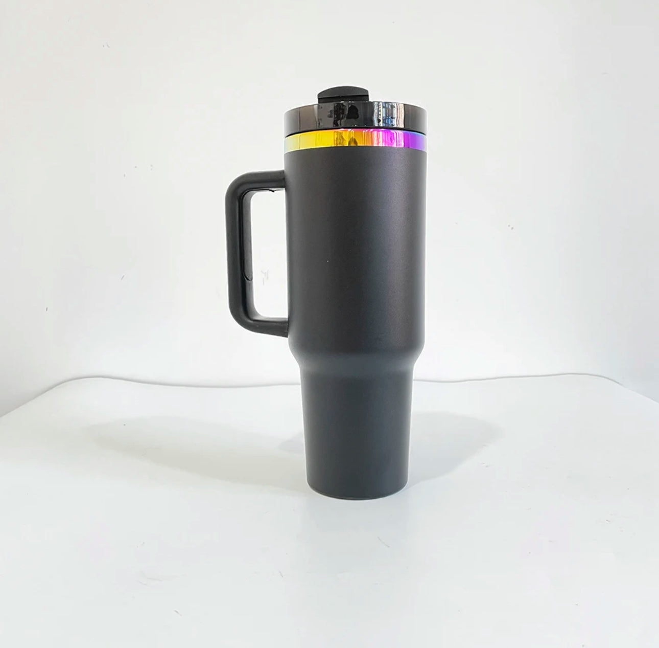 40oz Rainbow Plated Tumbler