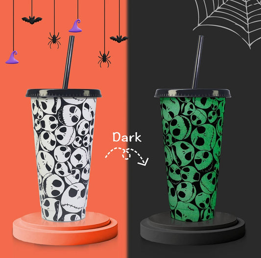 Halloween Ghost Glow in the Dark Cold Cup