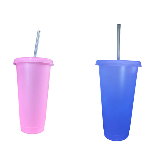 Pink Glow in the Dark Colour Change Cup 24oz