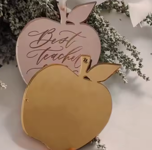 Acrylic Apple Christmas Ornament