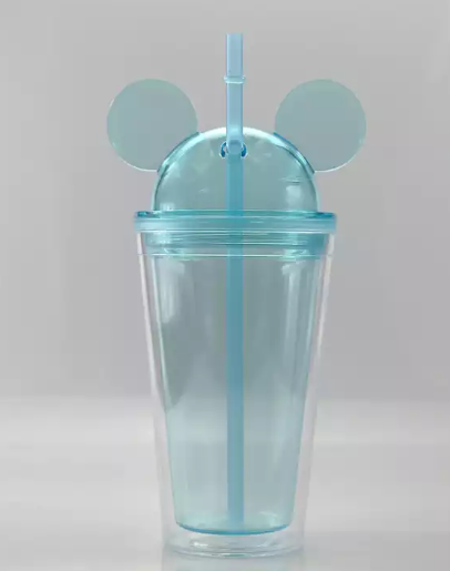 Mouse Ear Acrylic Cups 450ml