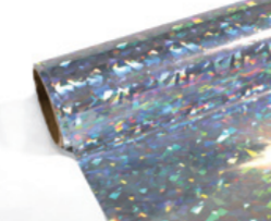 Crack Holographic Permanent Adhesive Vinyl - A4 Sheet