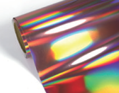 Holographic Glossy Permanent Vinyl - 30cm x 1m roll