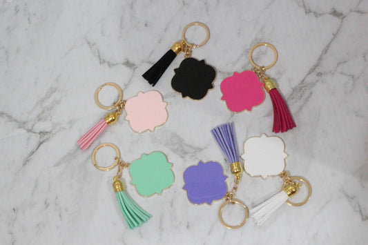 Enamel Keychain with Tassel 5cm