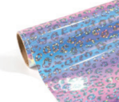 Semi Clear Opal Patterned Permanent Adhesive Vinyl - 1m Roll