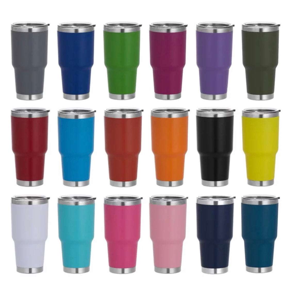 30oz Stainless Steel 'Yeti' Style Tumbler