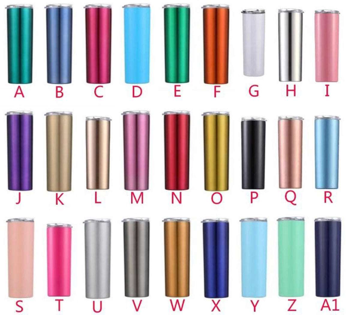 20OZ INSULATED SKINNY TUMBLER COLOURS