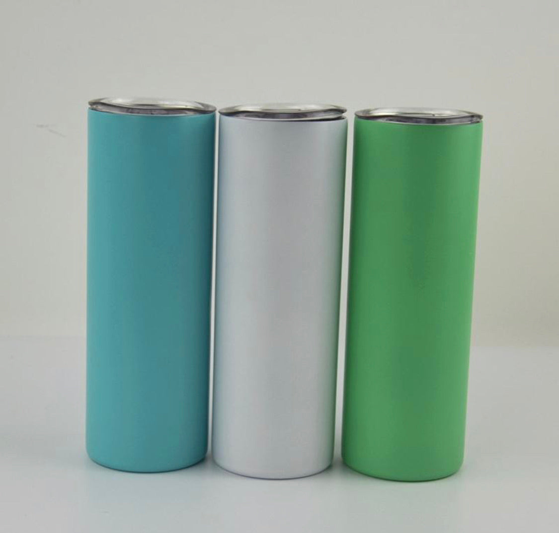 Glow in the Dark Straight Sublimations 20oz Tumblers