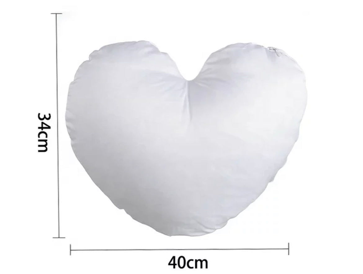 Sublimation Heart Shaped Cushion Cover