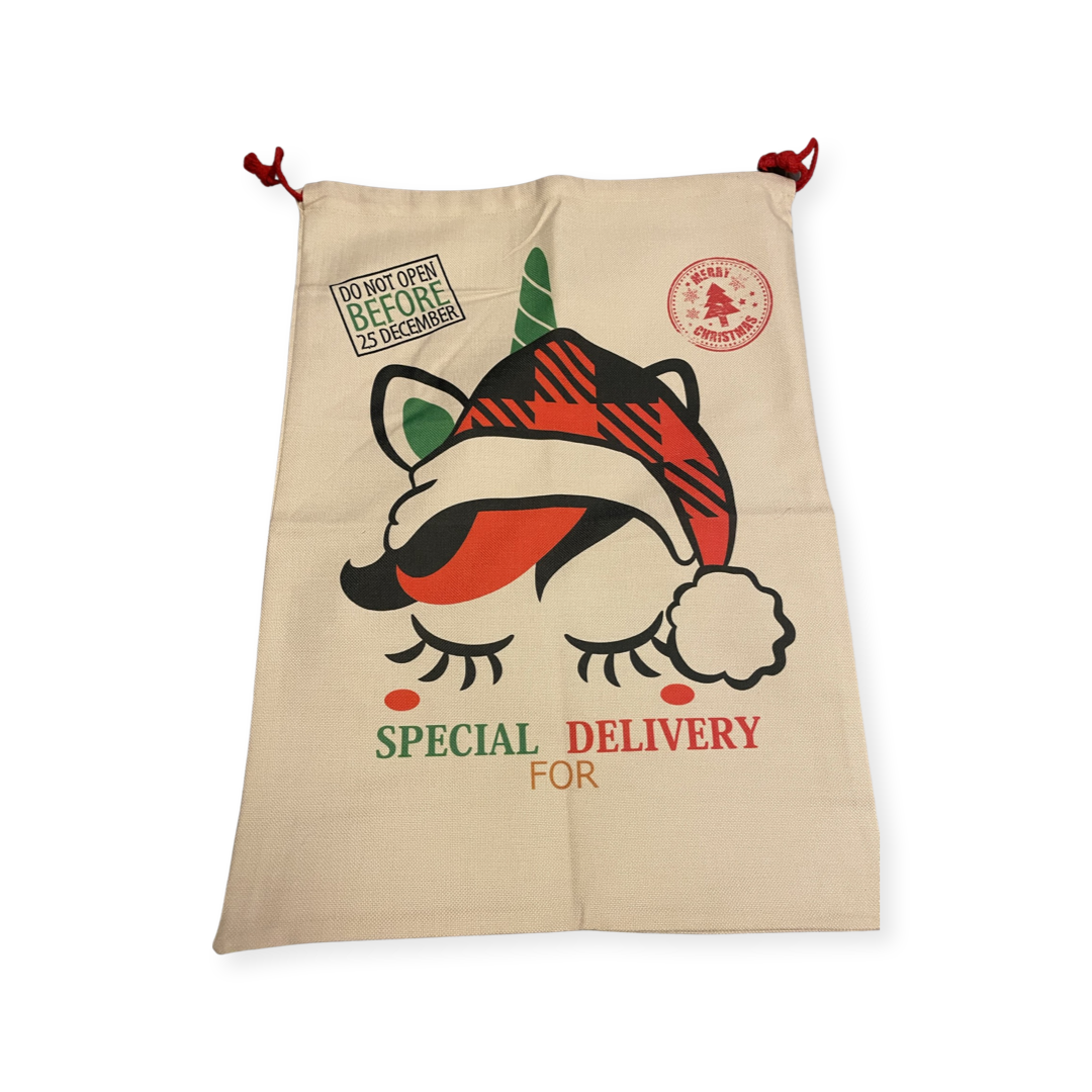 Jute Santa Sacks - Multiple Styles