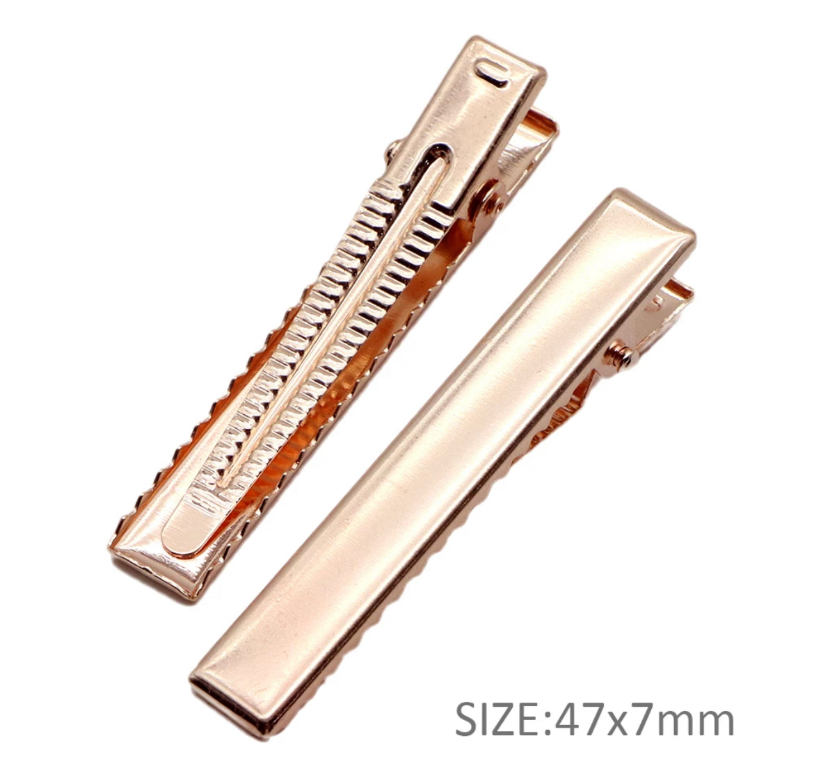 Rose Gold Alligator Clips