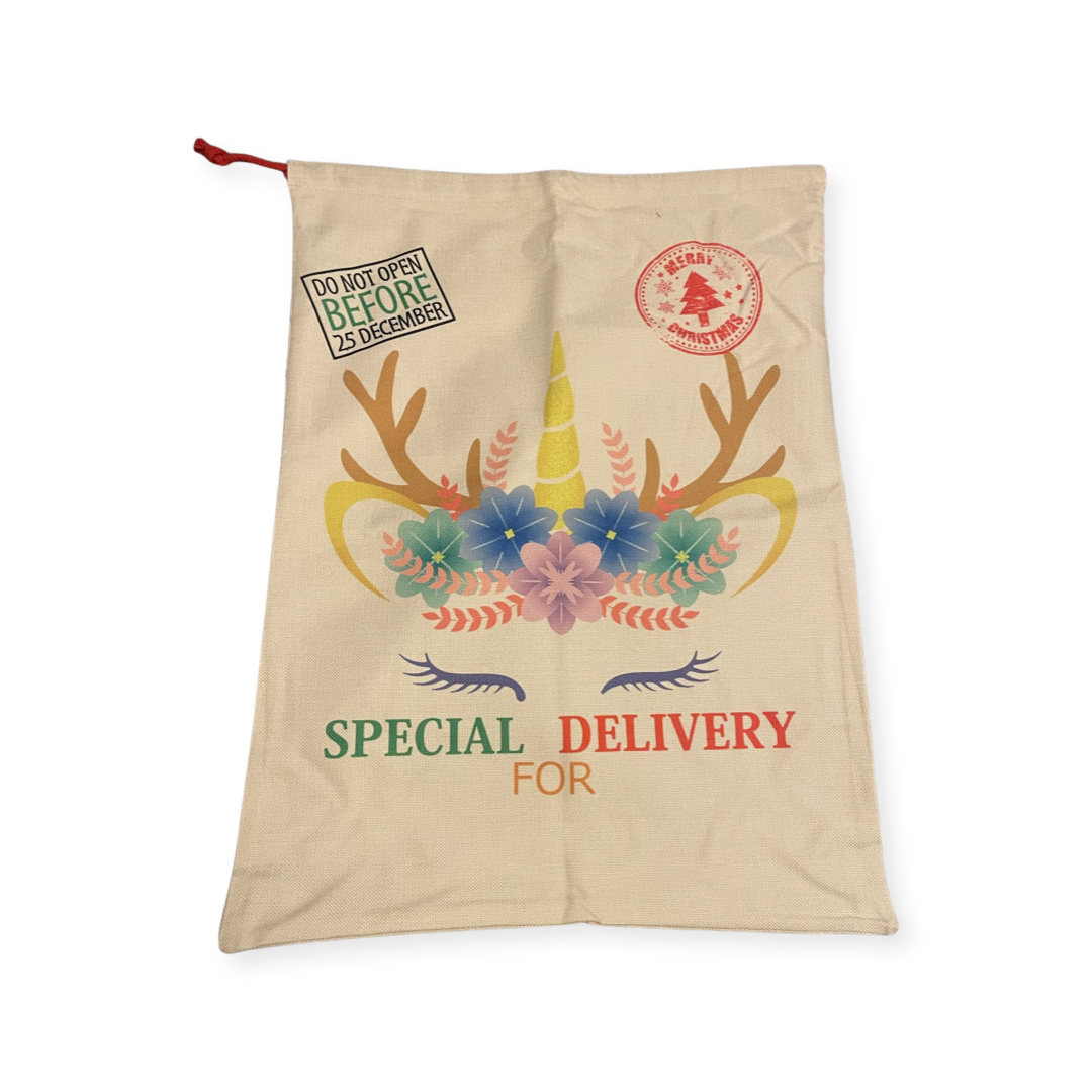 Jute Santa Sacks - Multiple Styles