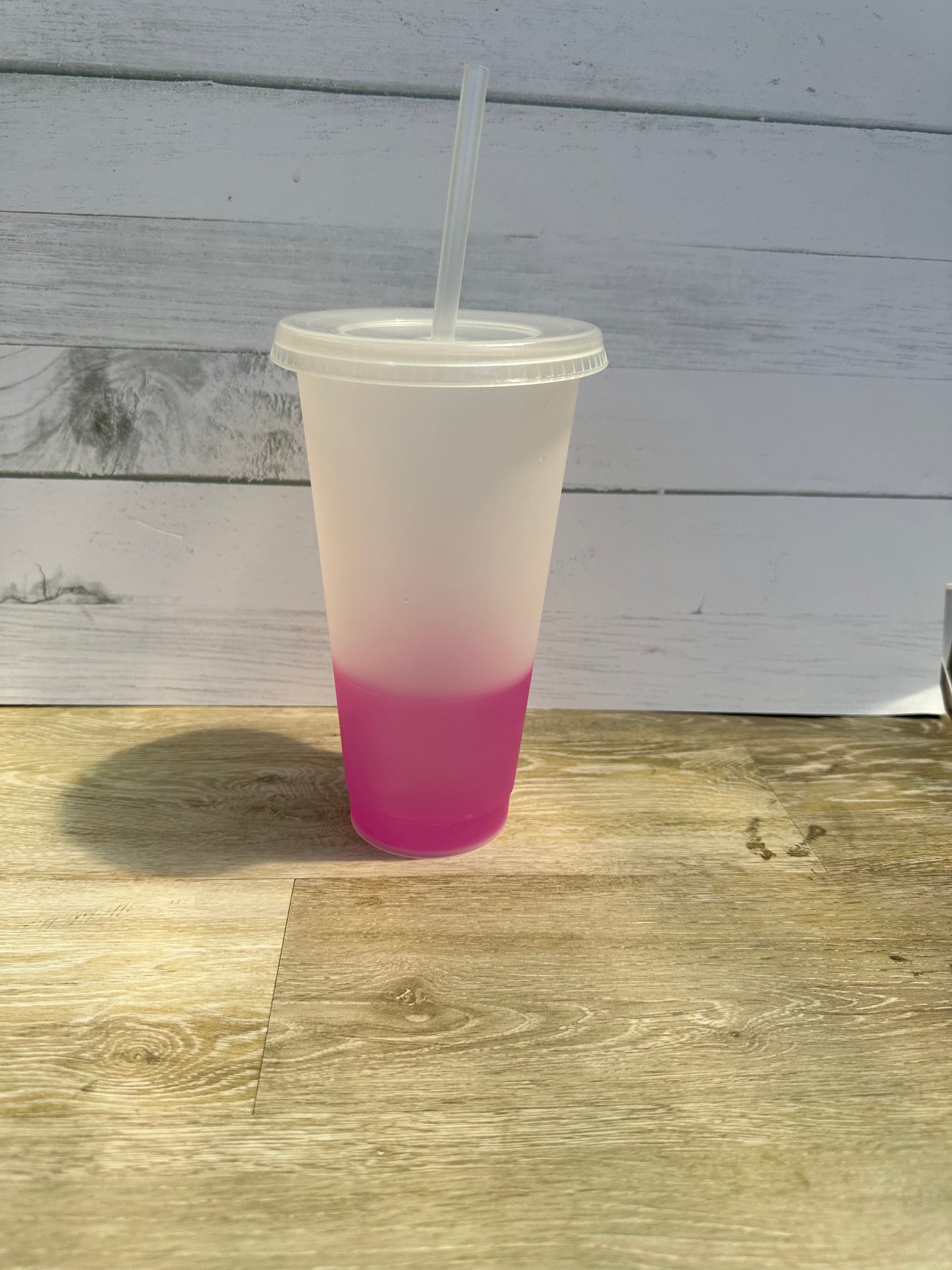 Pastel Colour Changing Cups Tumbler with Lids Straw - 24 oz - Multiple Colours Available