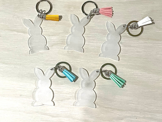 Easter Bunny Acrylic Keychain