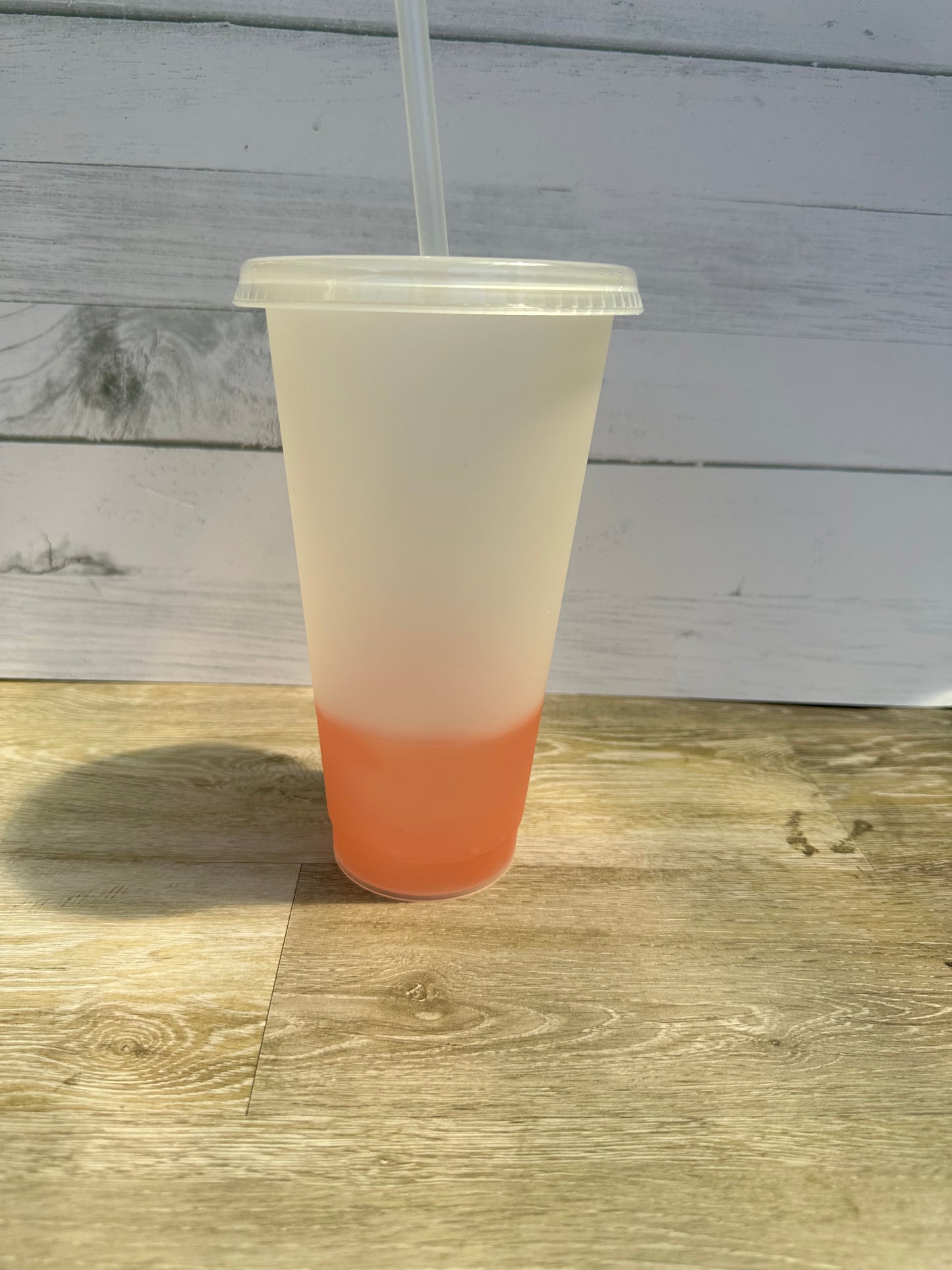 Pastel Colour Changing Cups Tumbler with Lids Straw - 24 oz - Multiple Colours Available