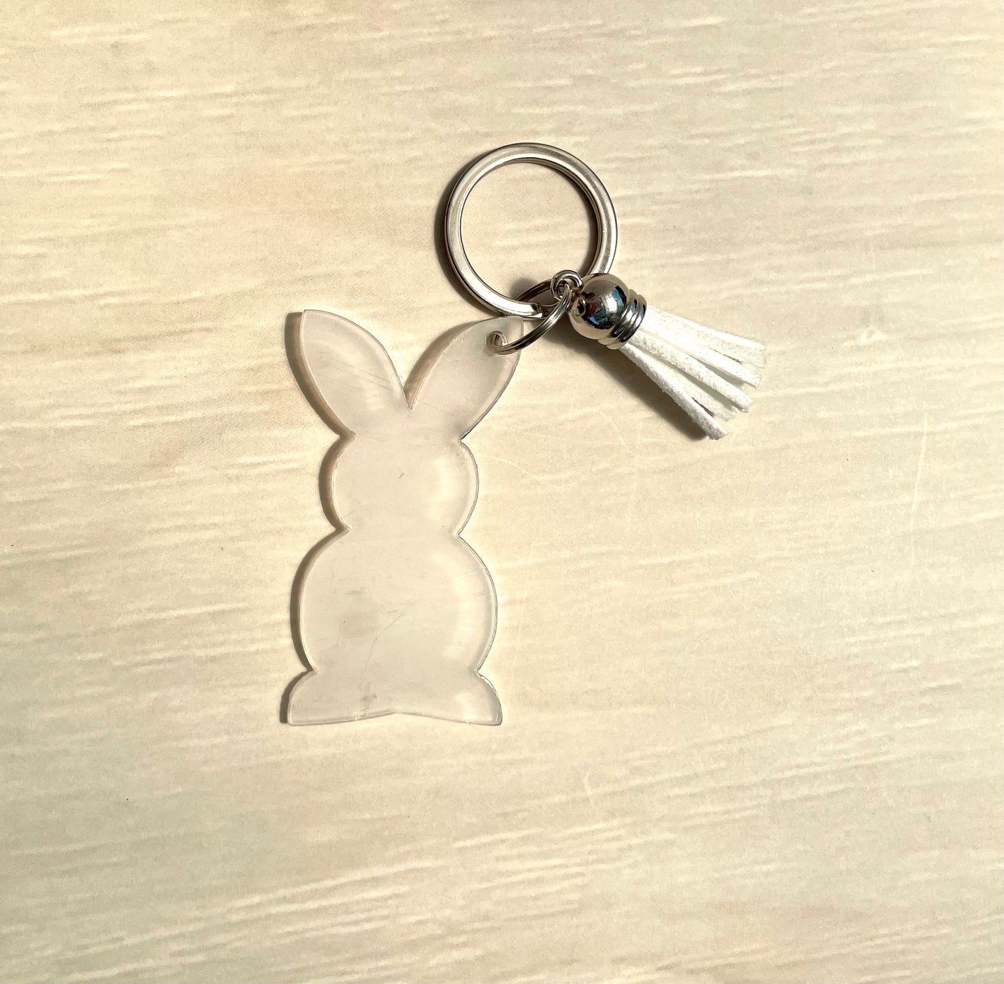 Easter Bunny Acrylic Keychain