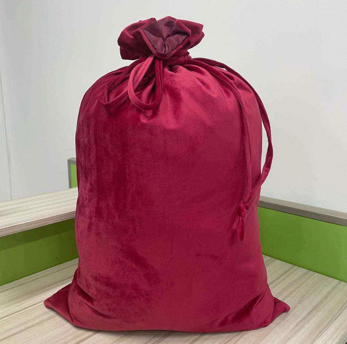 Velvet Santa Sack