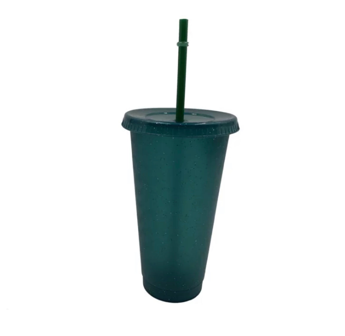 Glitter Cold Cup - With Lid and Straw 24oz - Multiple Colours