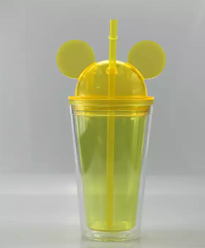 Mouse Ear Acrylic Cups 450ml